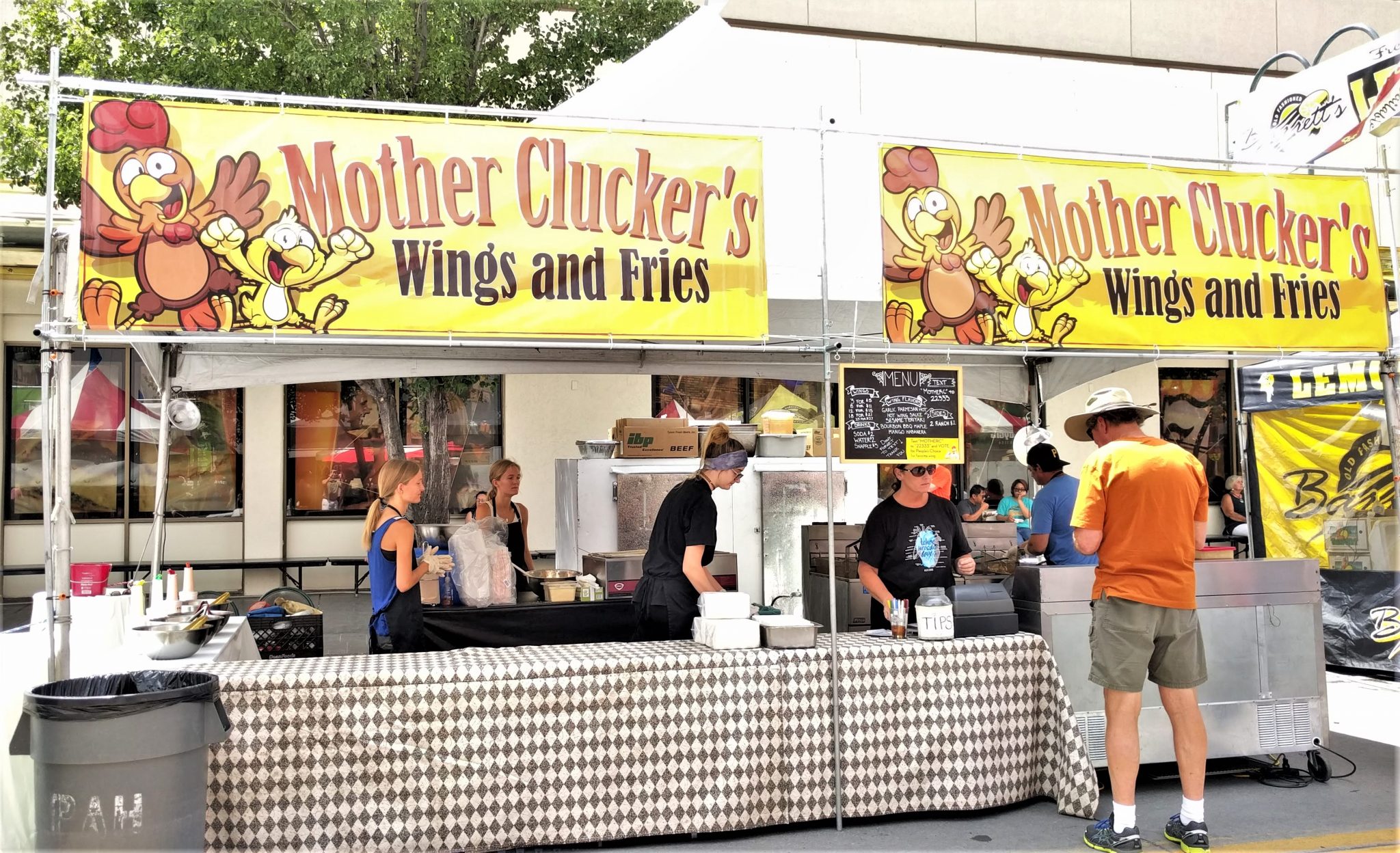 Mother Clucker's Wings and Fries